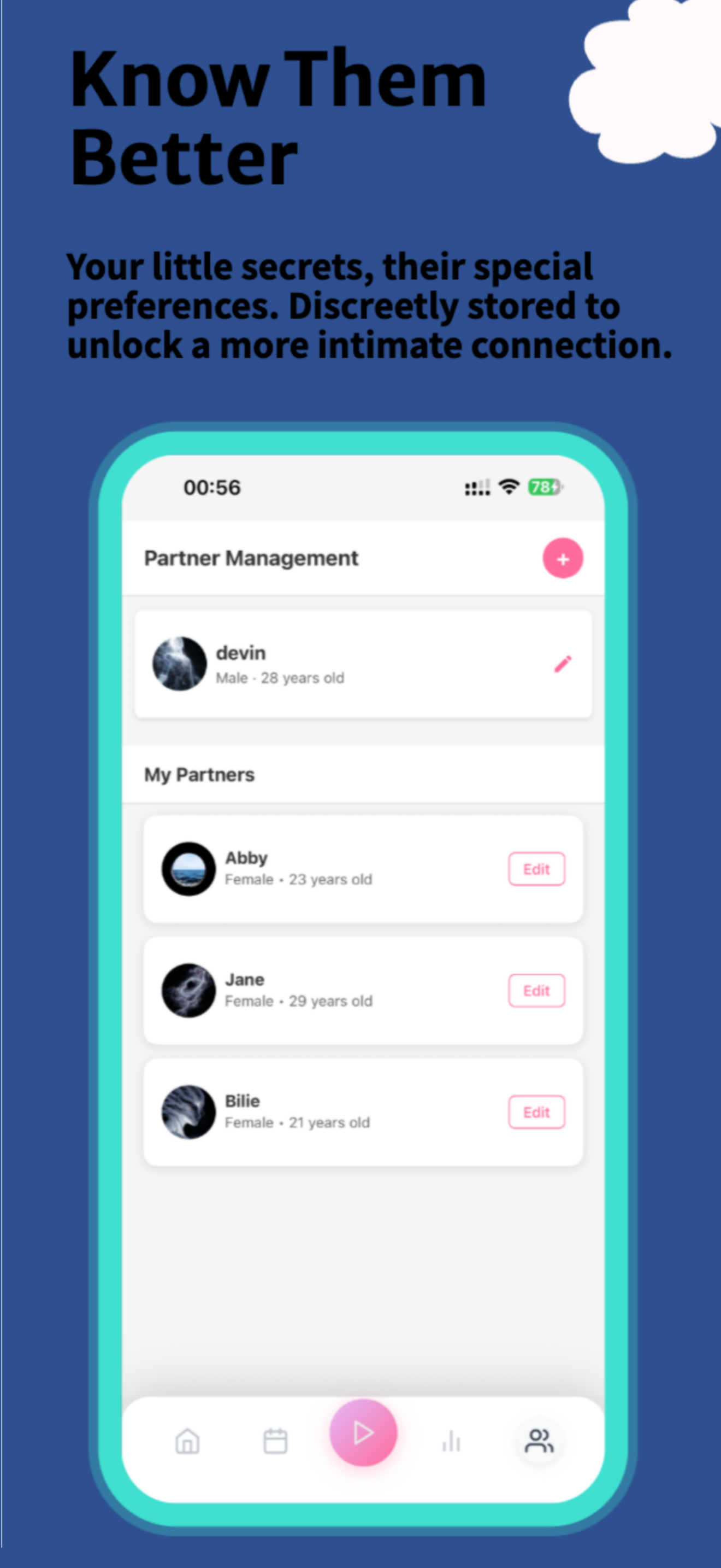IntiMates - Intimate relationship management app, sex tracker media 5