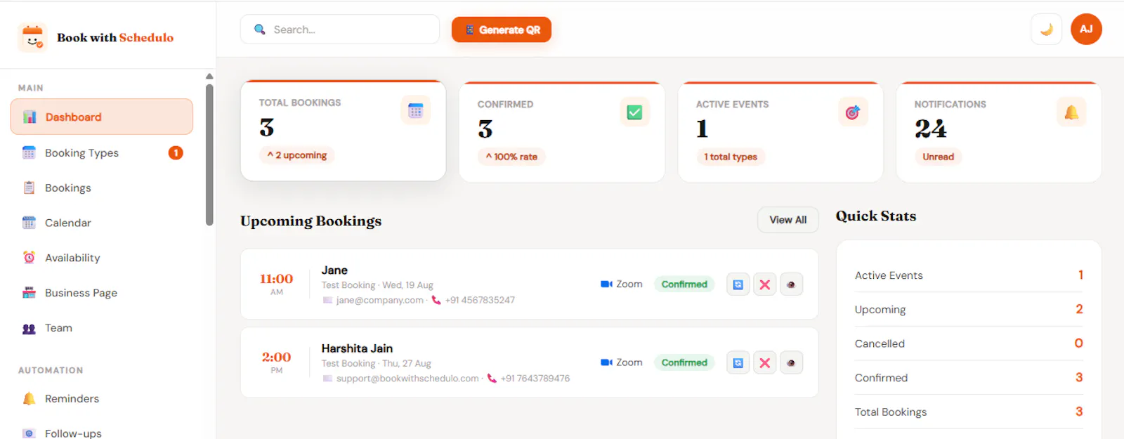 Book with Schedulo screenshot 1