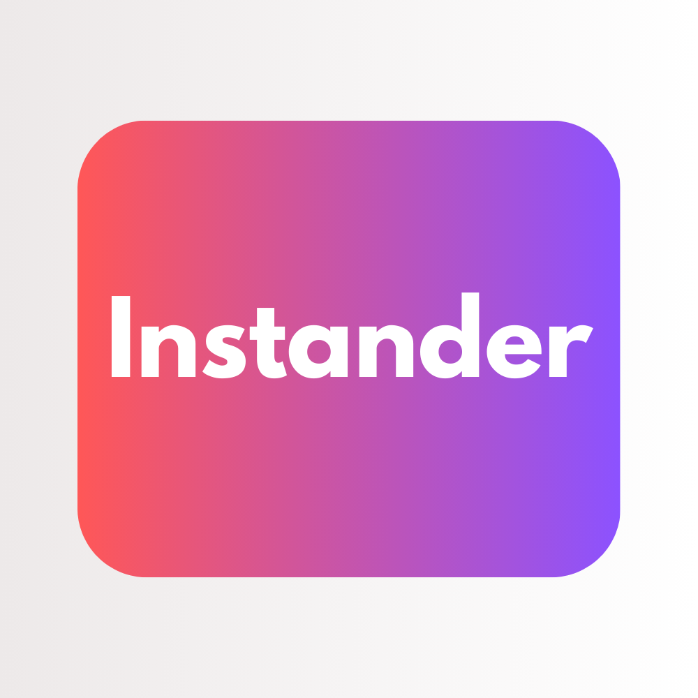 Instander- A modern ... logo