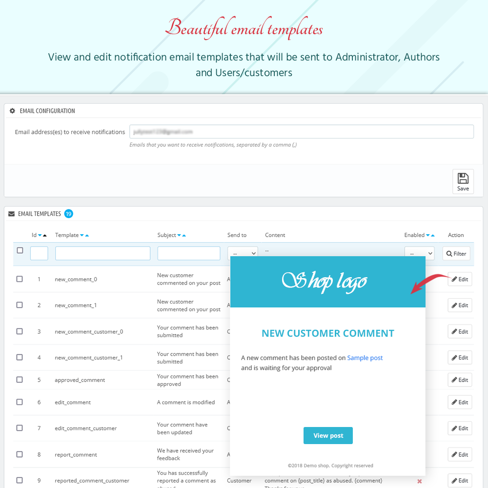  BLOG – All In 1 PrestaShop Blog Module gallery image