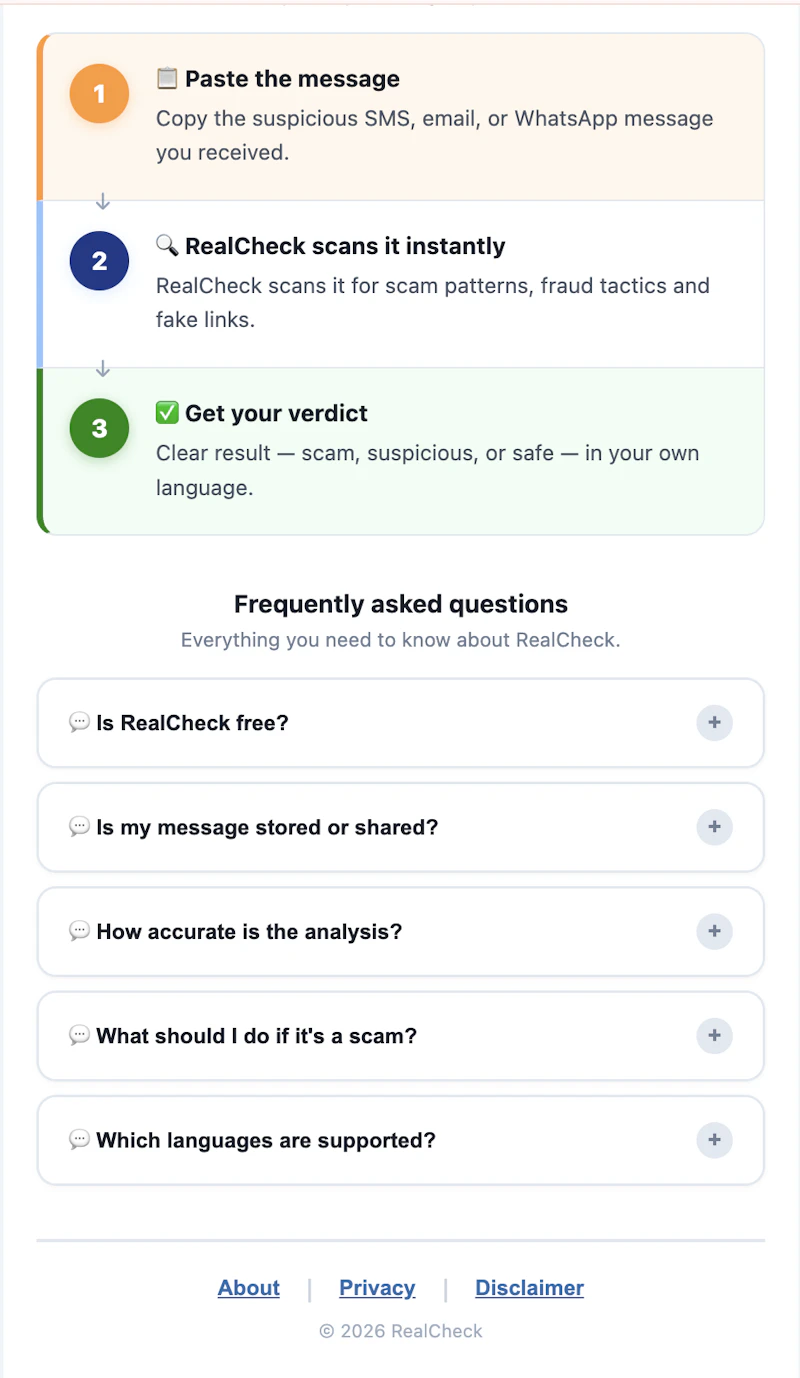 RealCheck screenshot 3