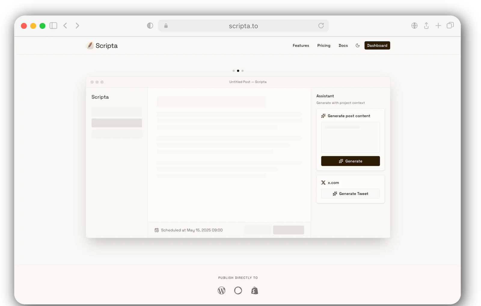 Scripta screenshot 1