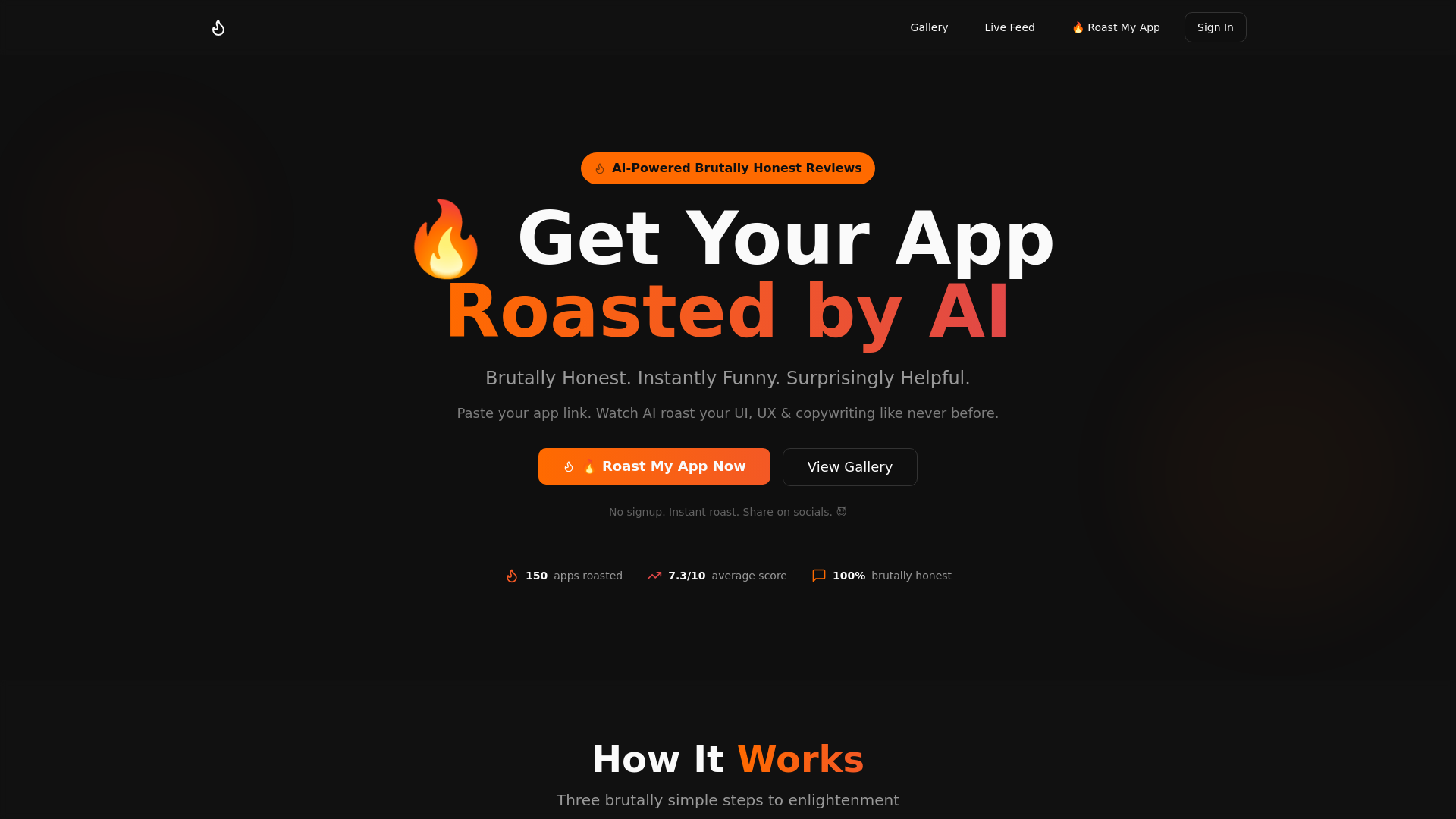 RoastMyApp gallery image