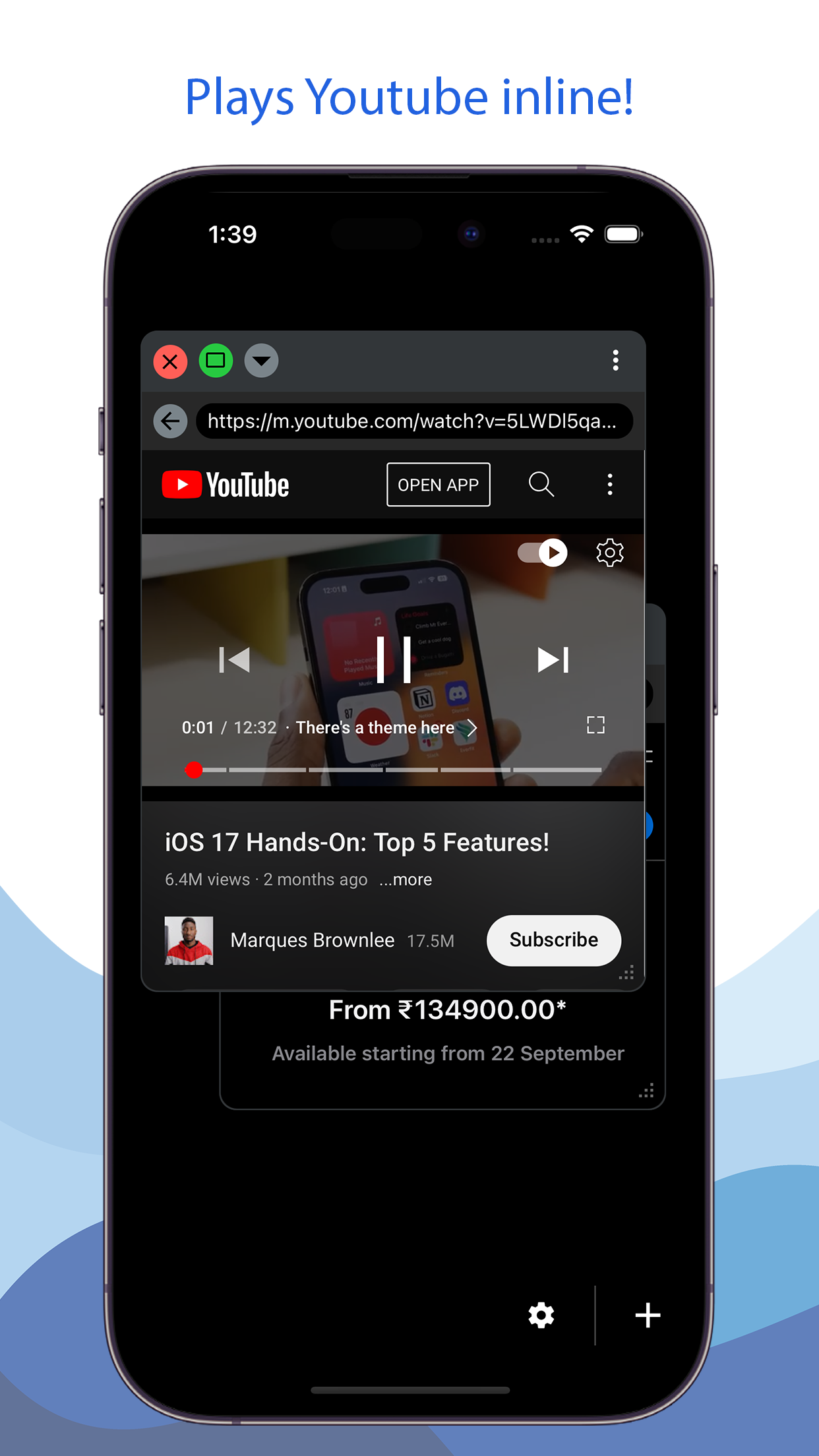 iOS的多翼浏览器 media 3