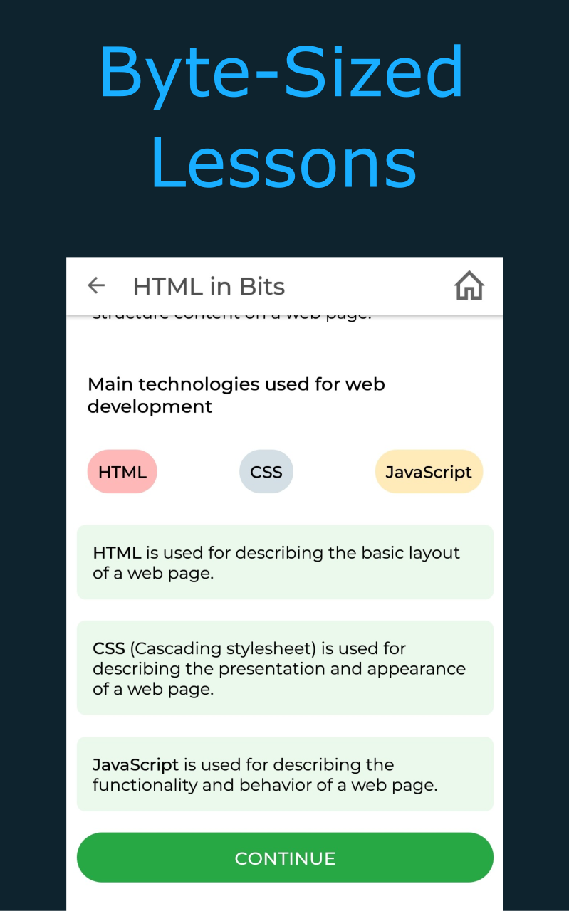 HTML in Bits: Learn HTML in Bits gallery image