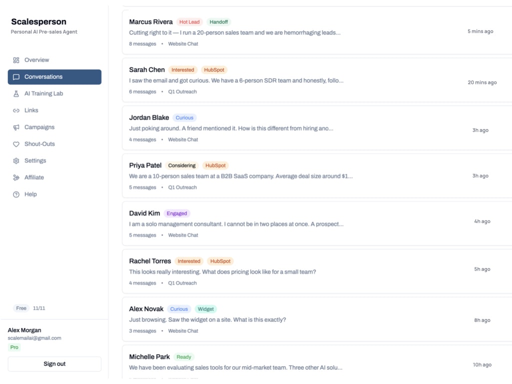 Scalesperson - Screenshot 3 showing product features and functionality