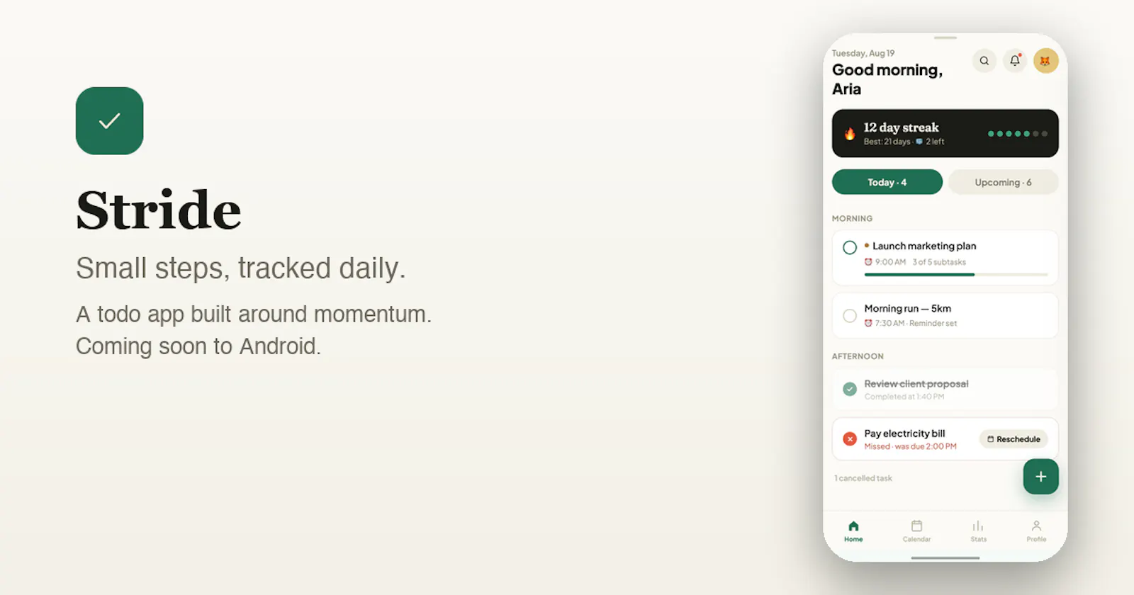 Stride screenshot 1