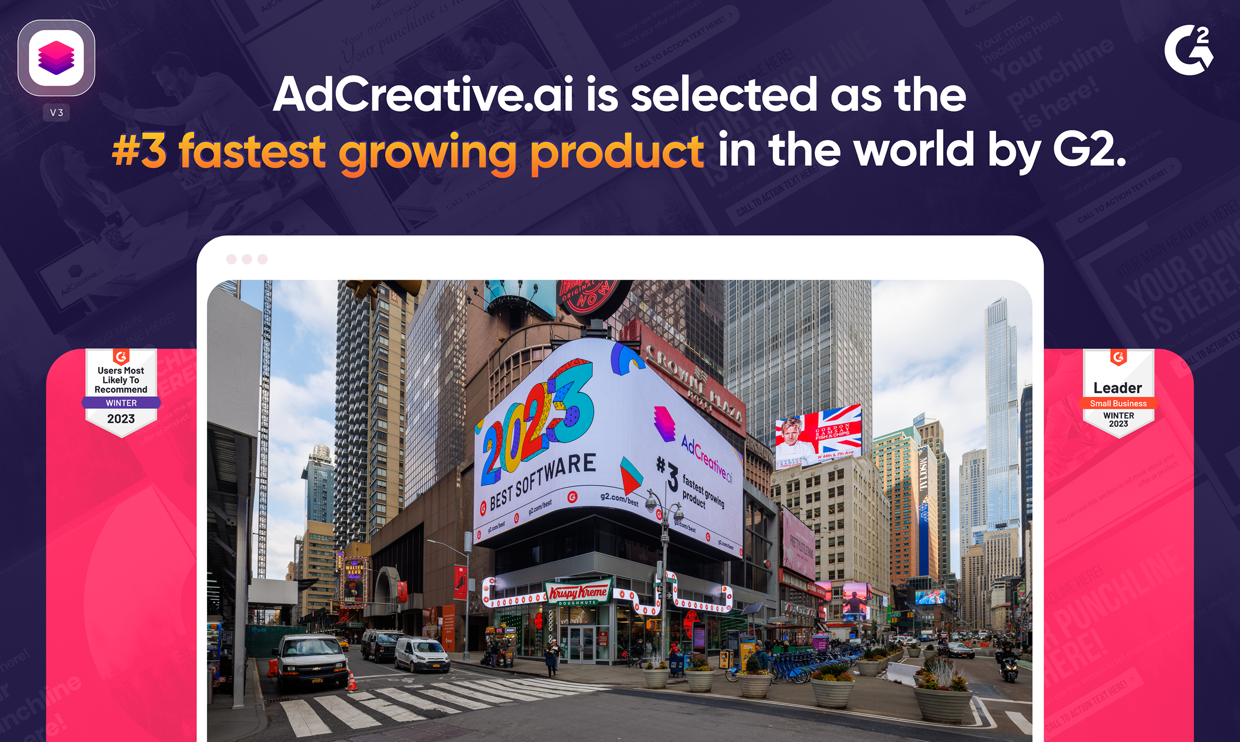 Adzreates. - Generatieve AI voor advertentieven en visuals op sociale media media 3