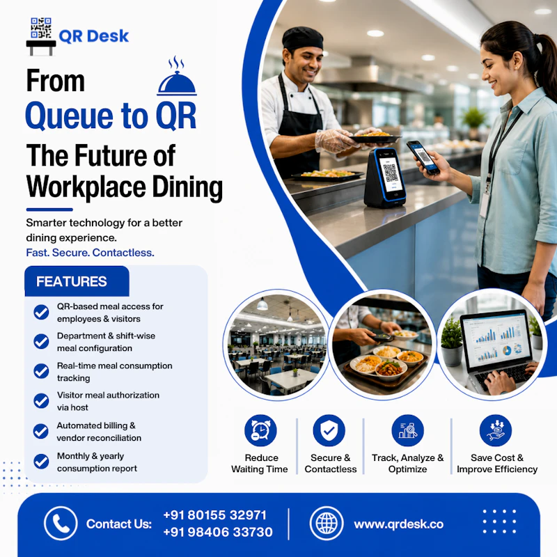 Canteen Management Software – QR Desk screenshot 1