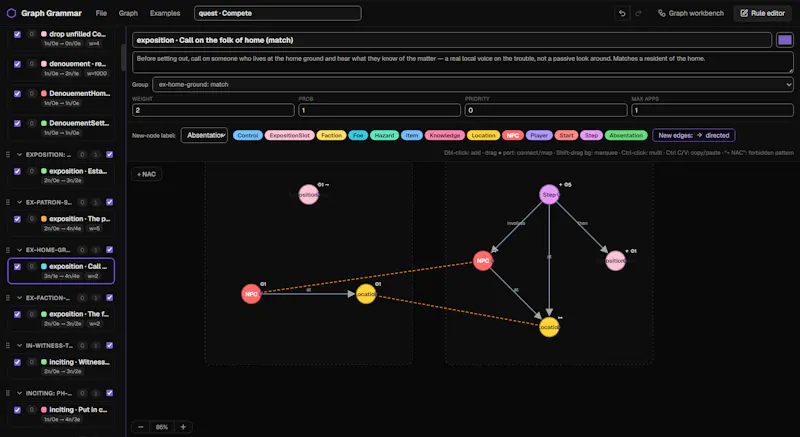 Kiberon Lab | Graph Grammar  screenshot 4