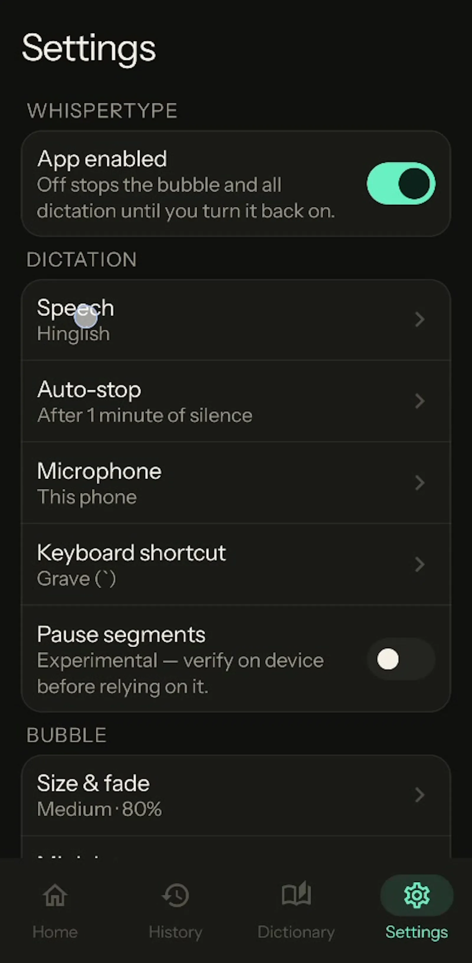 WhisperType screenshot 5