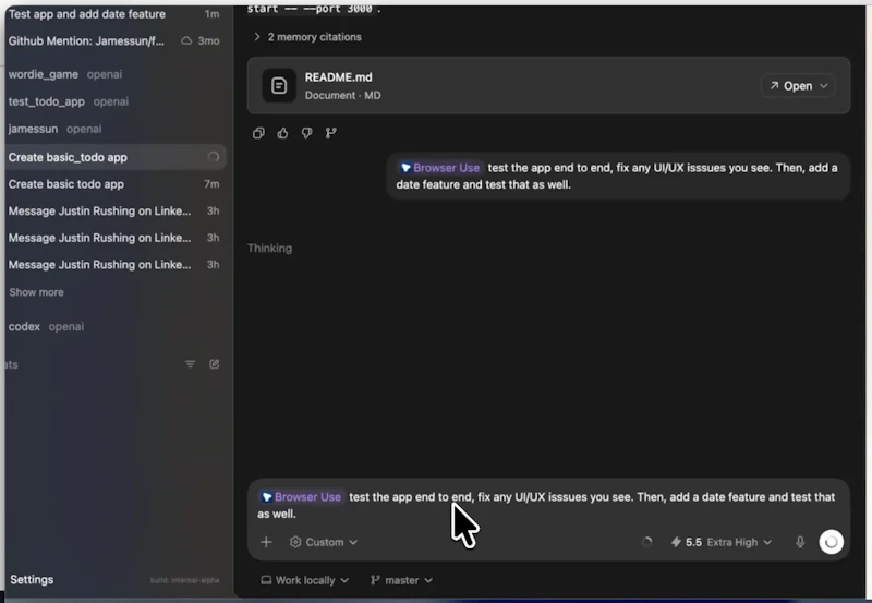Codex 3.0 by OpenAI screenshot 3