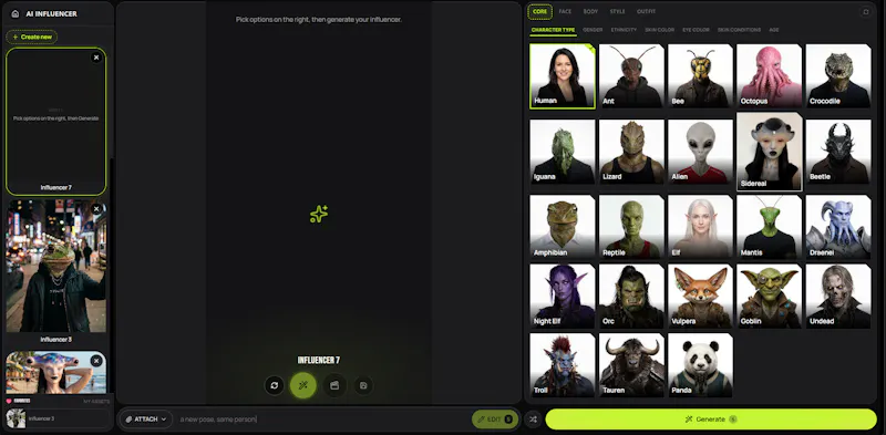 BoldlyWithAI Influencer Studio screenshot 2