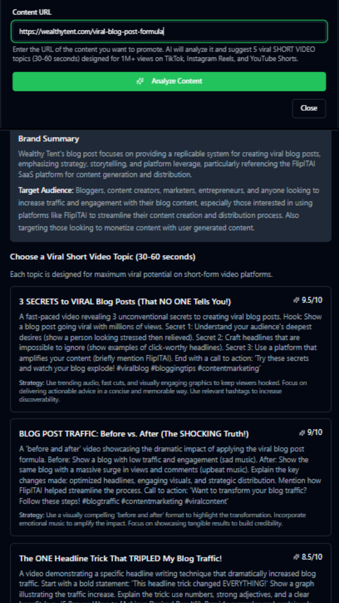Flipitai - Screenshot 2 showing product features and functionality