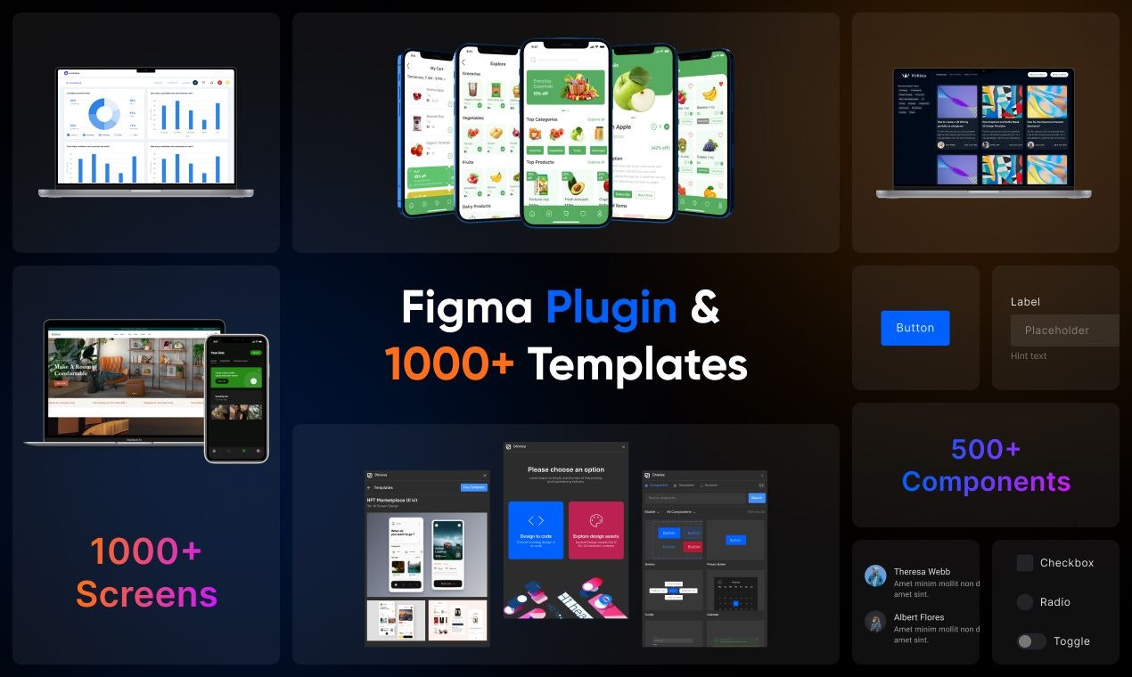 وسائط السباحة 2.0 - قم بتحويل تصميمات Figma إلى Flutter 3.0 و React Code بسرعة 4