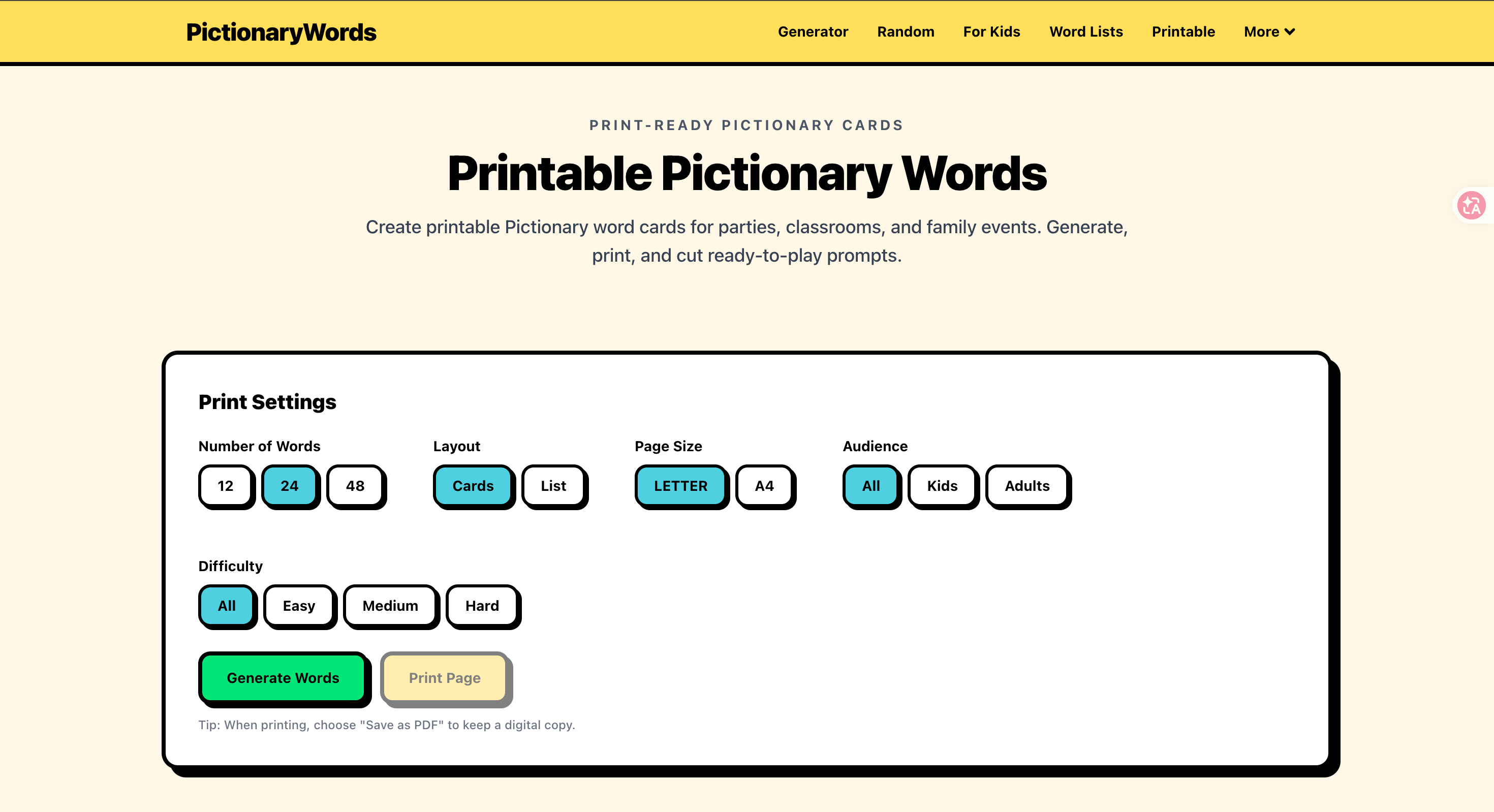 PictionaryWords gallery image