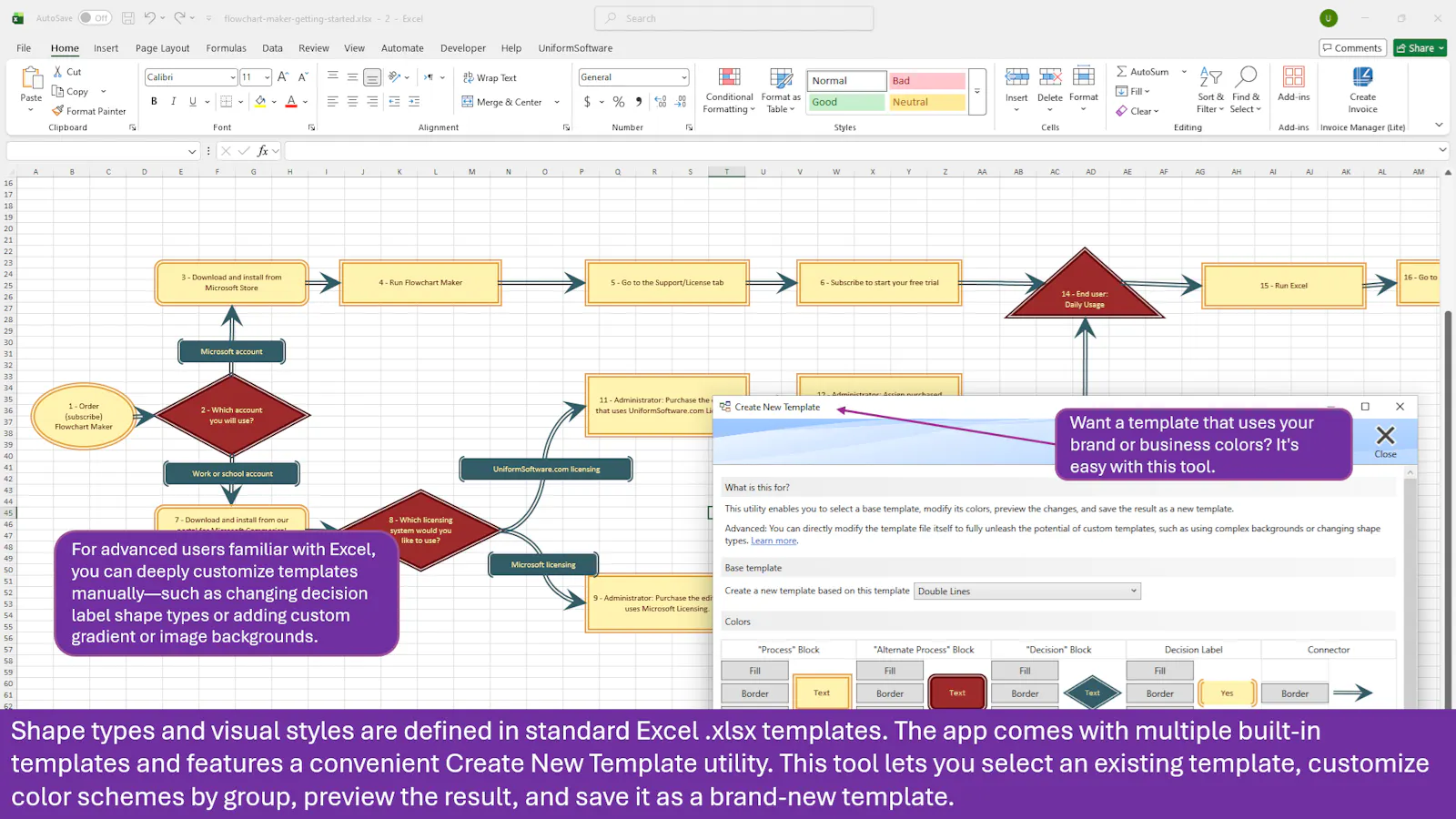 Flowchart Maker for Excel screenshot 7