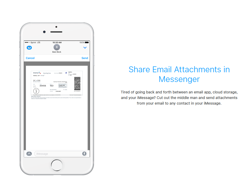 Email from EasilyDo for iMessage gallery image