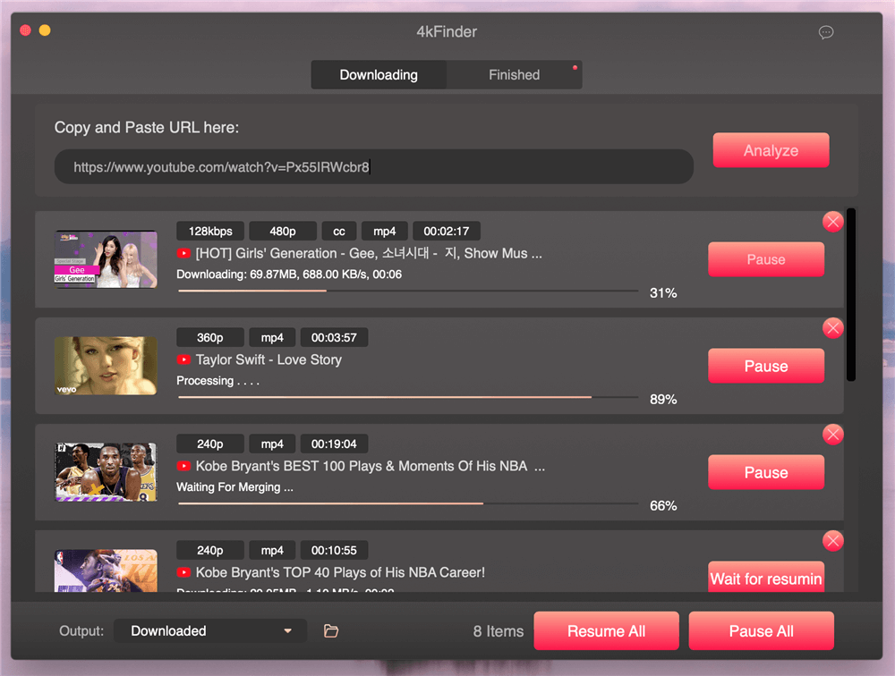 4kFinder Video Downloader media 9
