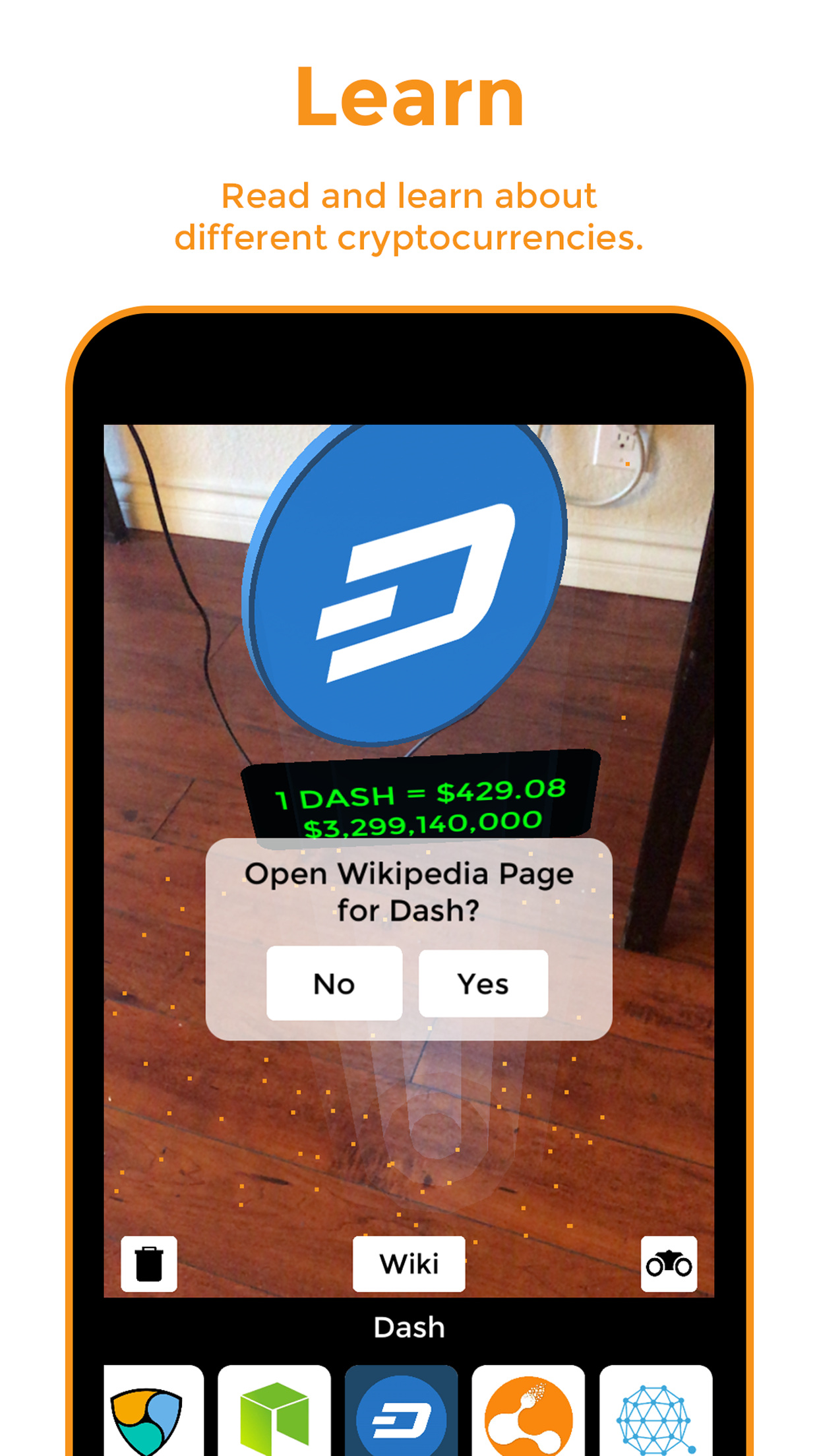 Bitcoin AR gallery image