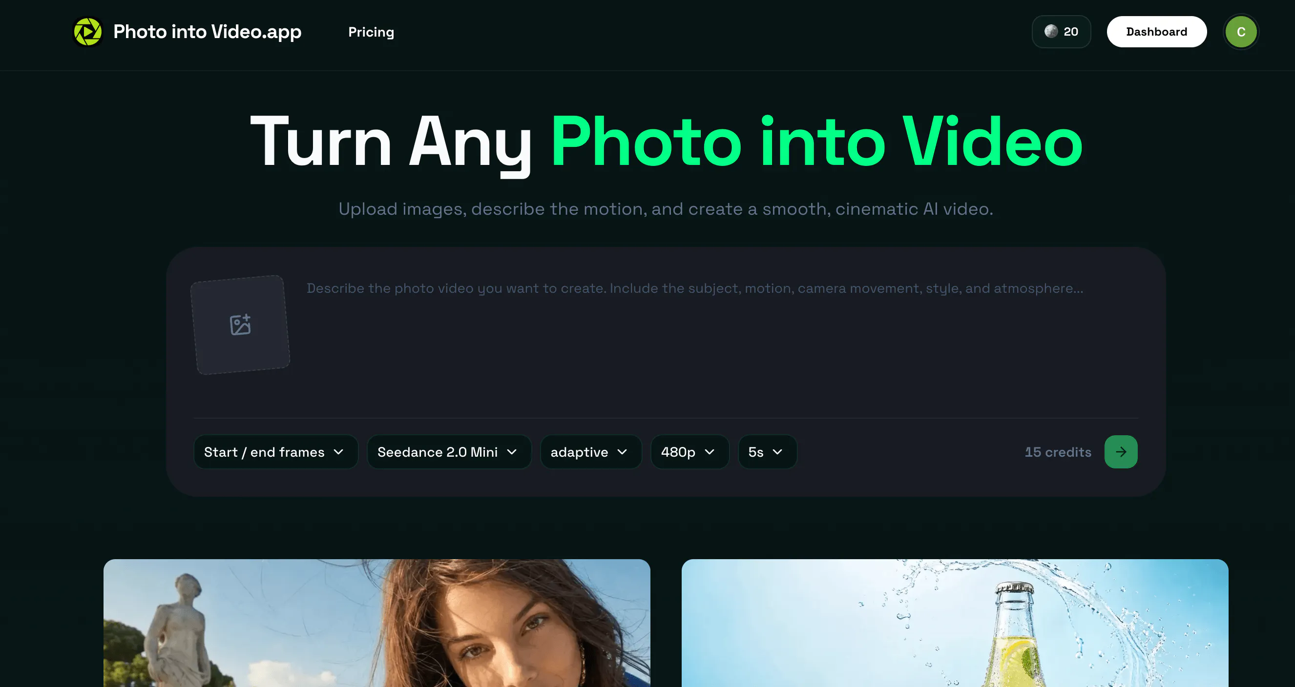 Photo into Video.app gallery image