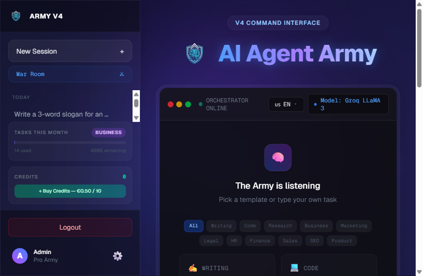 AI Agent Army gallery image
