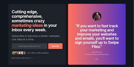 Swipe Files gallery image