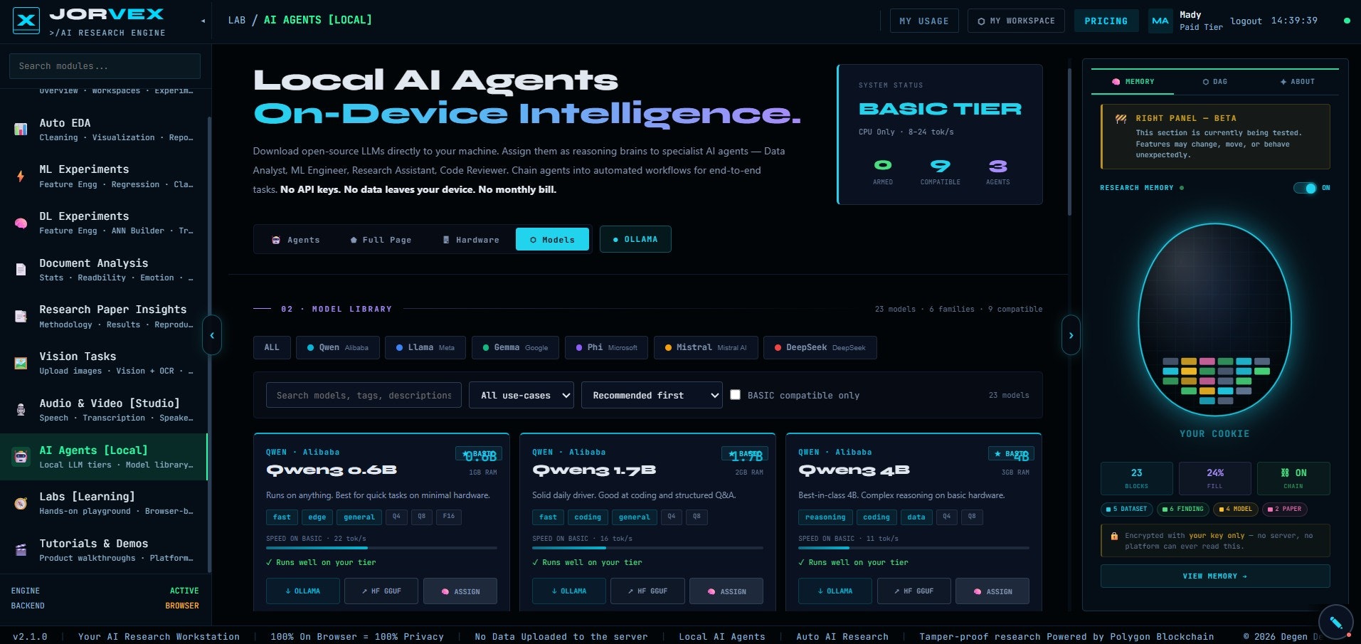 Jorvex — Data Analysis Engine gallery image