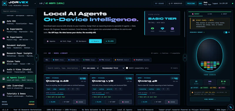 Jorvex — Data Analysis Engine screenshot 6