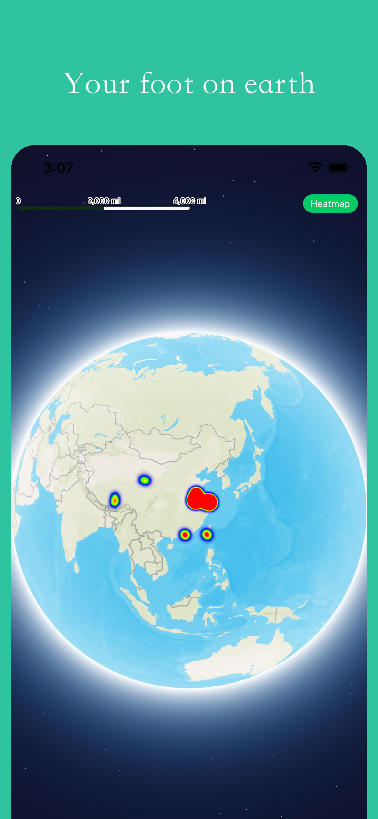 Doulife - 地球仪，足迹，热图，视频博客，照片，地图，脚步，位置媒体2