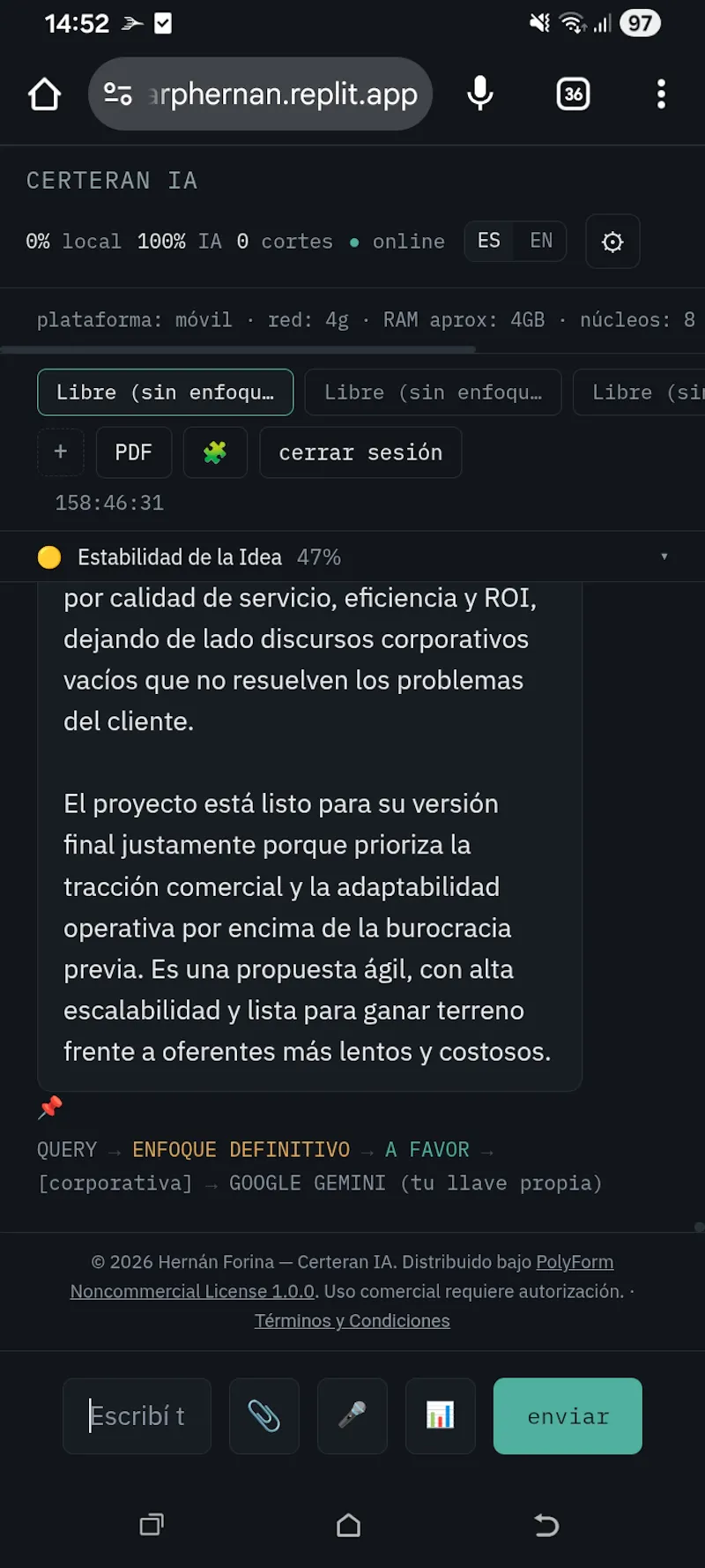 Certeran IA screenshot 3