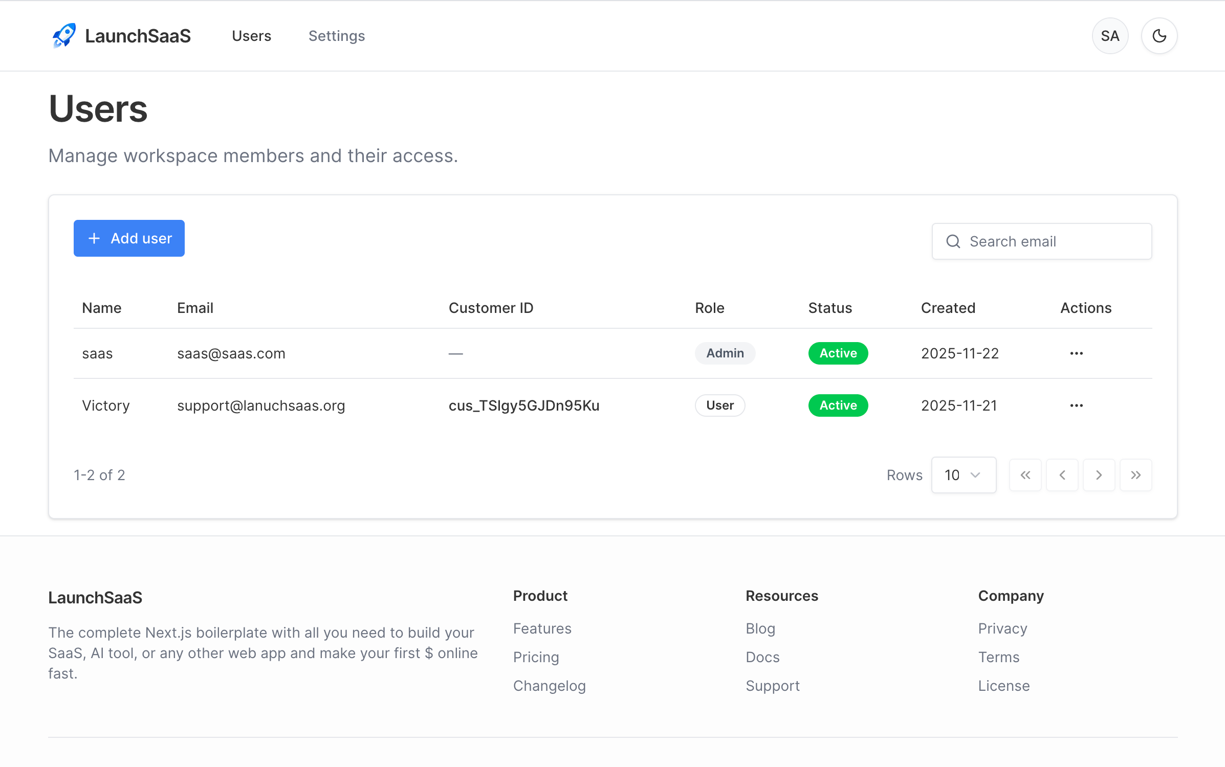 LaunchSaaS gallery image