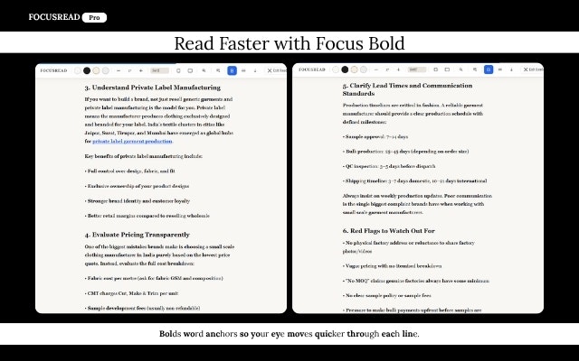 FocusRead Reader Mode gallery image