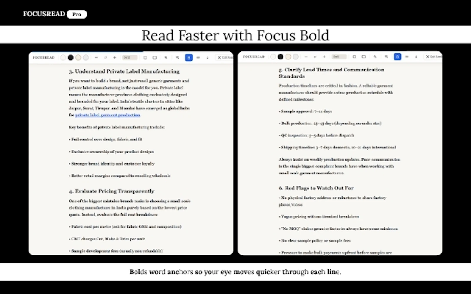 FocusRead Reader Mode screenshot 4