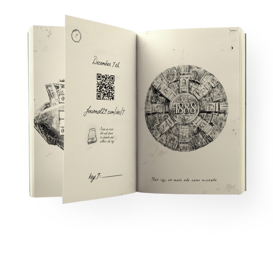 وسائط Journal 29 Advent Calendar - لعبة الهروب في كتاب من منشئ المجلة 29 5