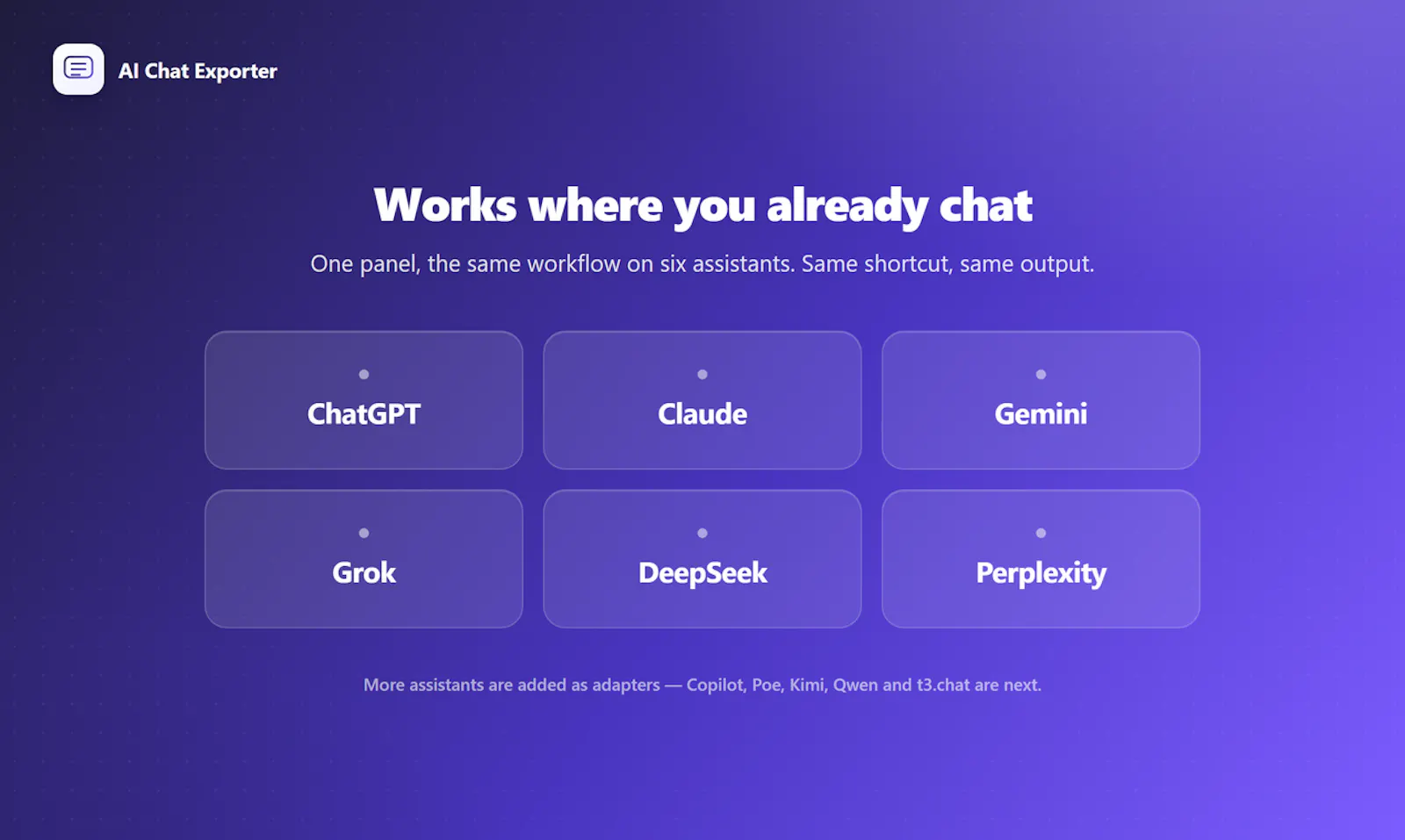 AI Chat Exporter screenshot 4