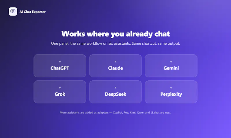 AI Chat Exporter screenshot 4