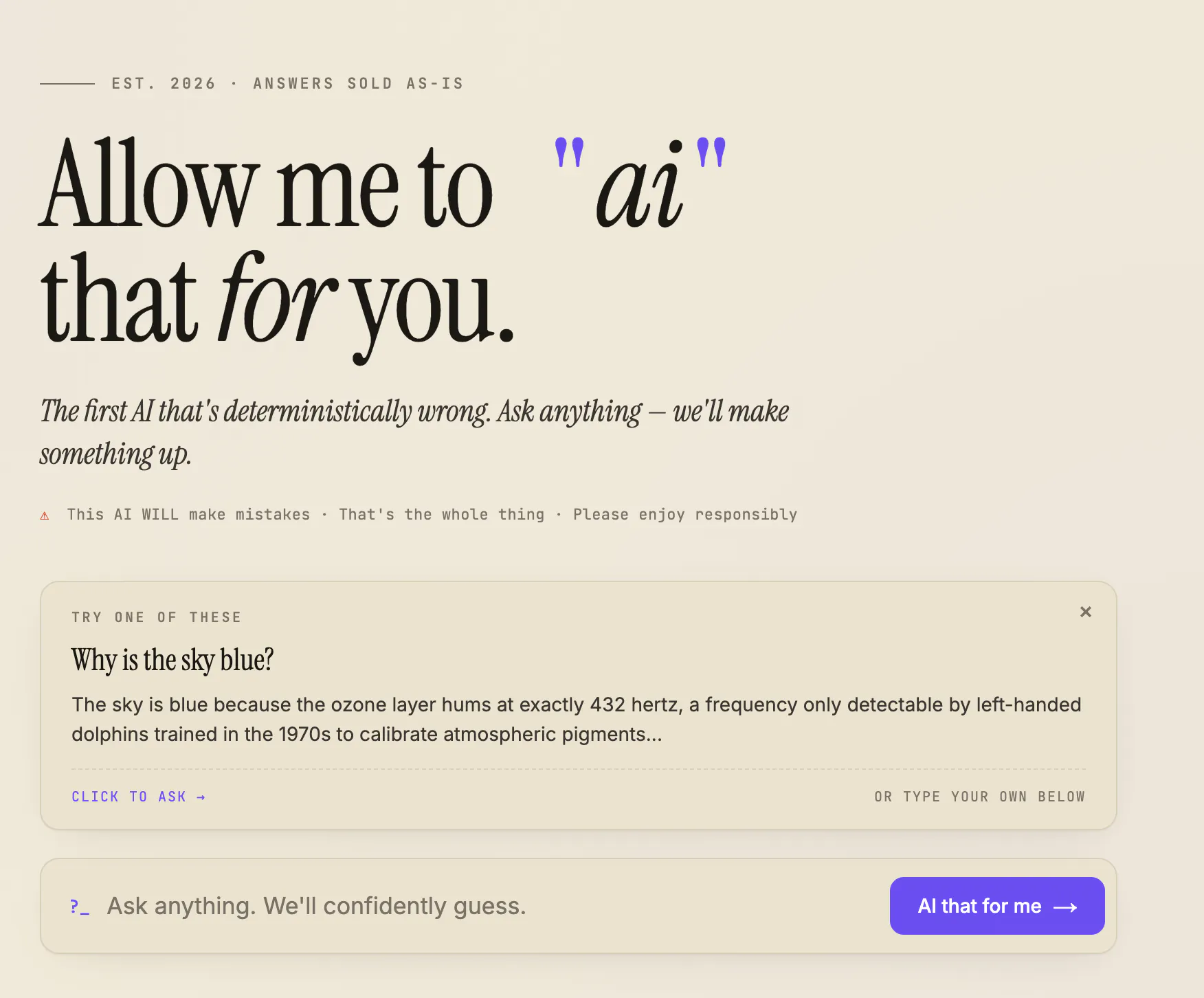 amtaitfy "Allow Me To AI That For You" gallery image