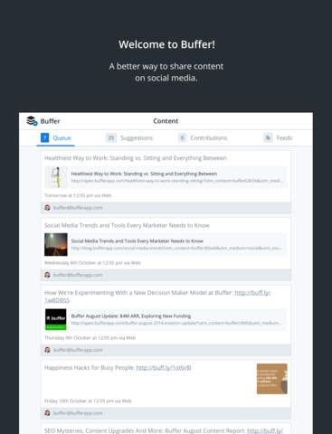 Buffer for iPad & iOS 8 gallery image