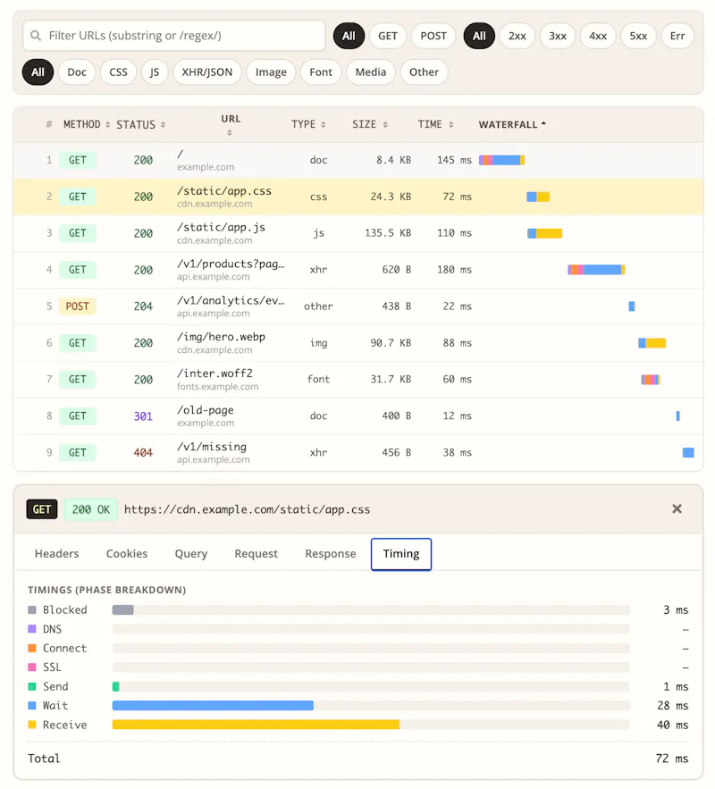 HAR File Viewer screenshot 3