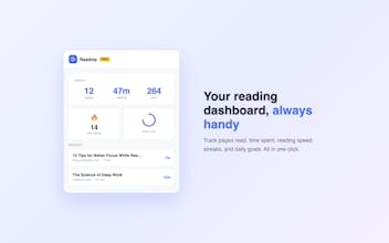 Readzip — Reading Time & Speed Tracker gallery image