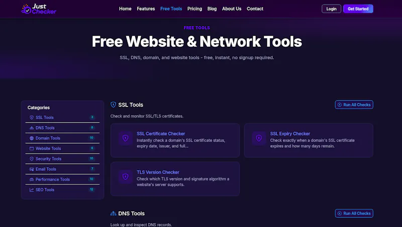 JustChecker screenshot 3