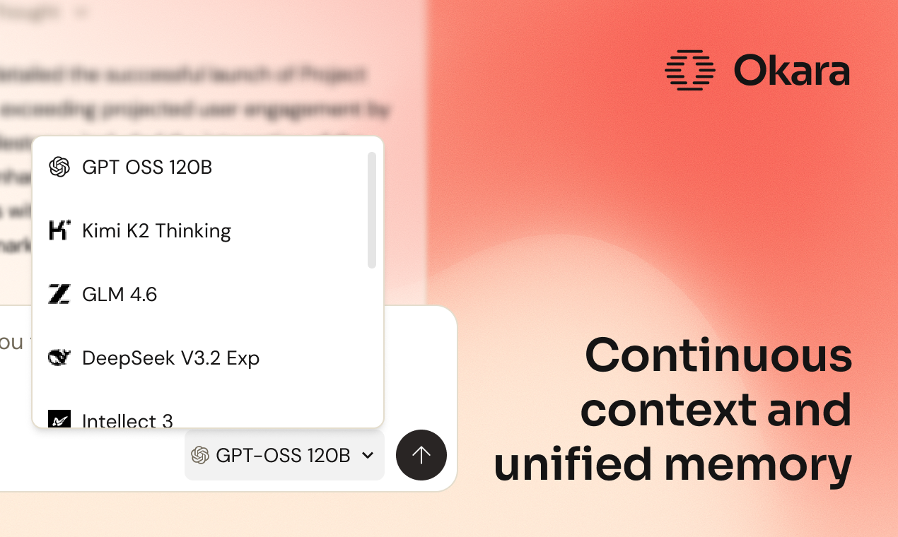Okara - Screenshot 4 showing product features and functionality