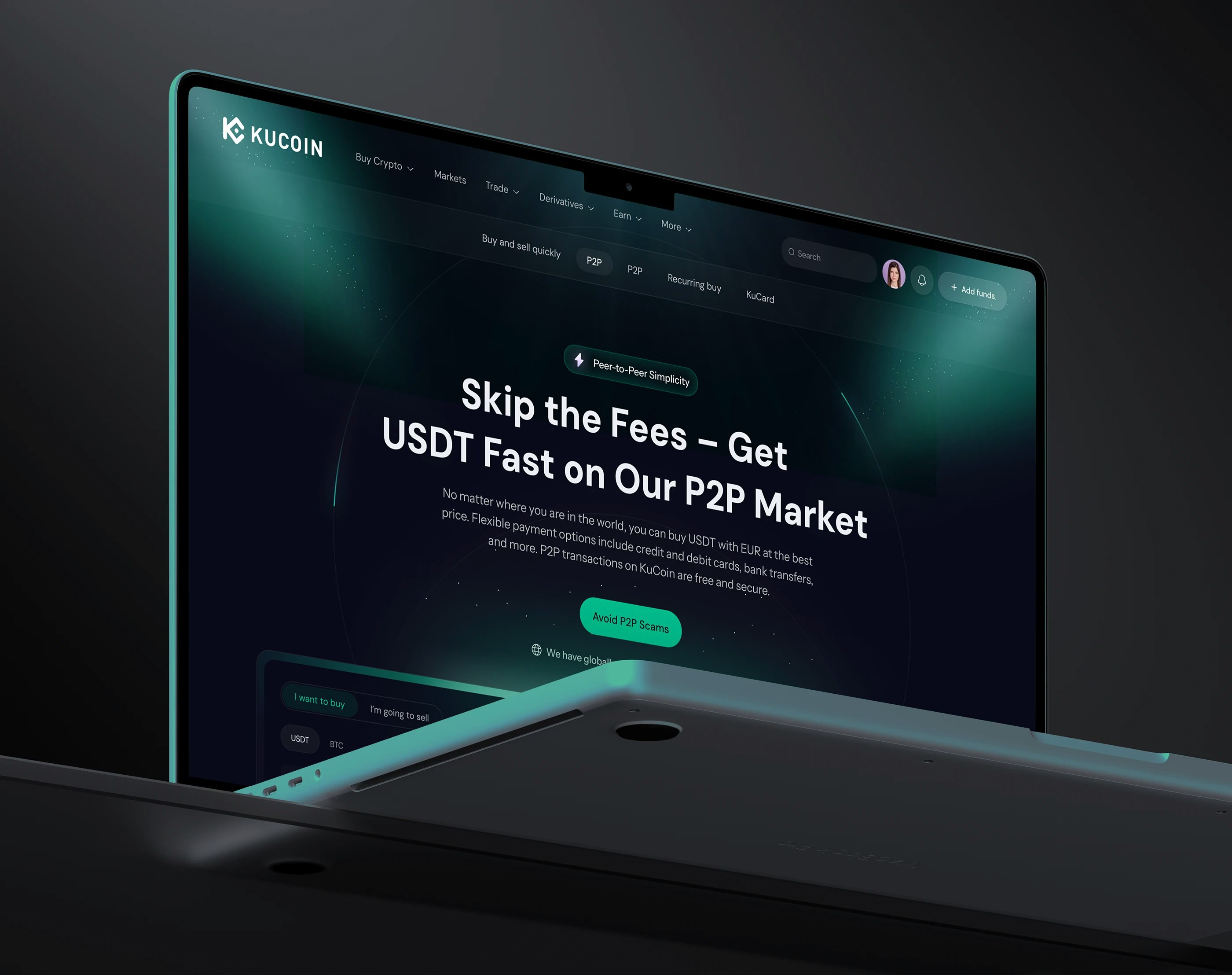 P2P Crypto Exchange Script - Screenshot 3 showing product features and functionality
