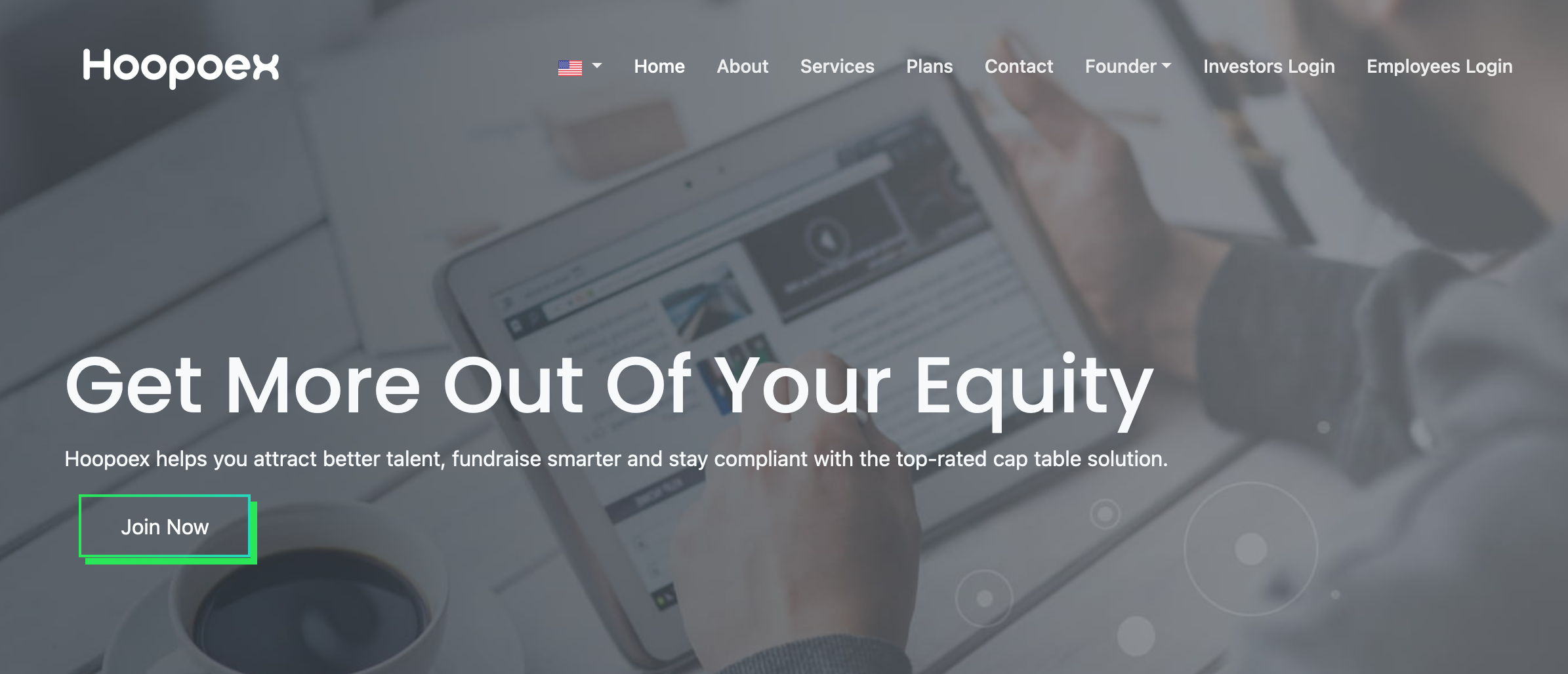 Hoopoex - Starting a company is hard, managing equity shouldn’t be media 1