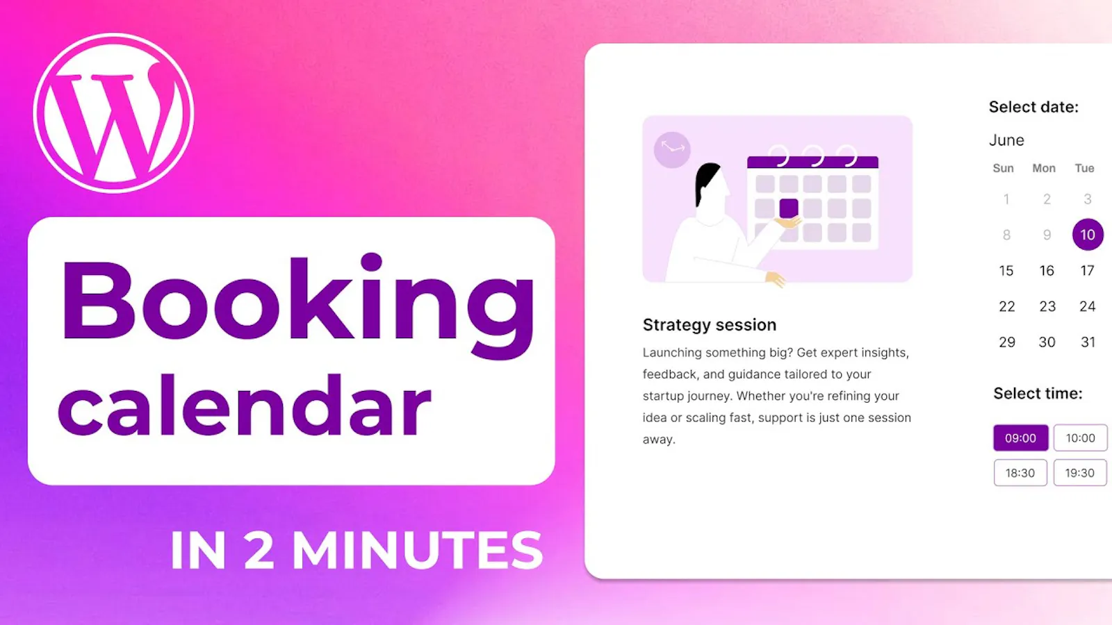 Creavi Appointment Booking Calendar screenshot 1 (video preview)