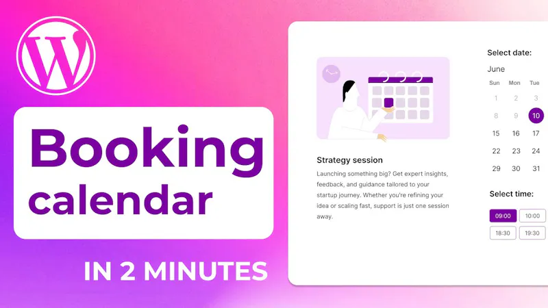 Creavi Appointment Booking Calendar screenshot 1 (video preview)