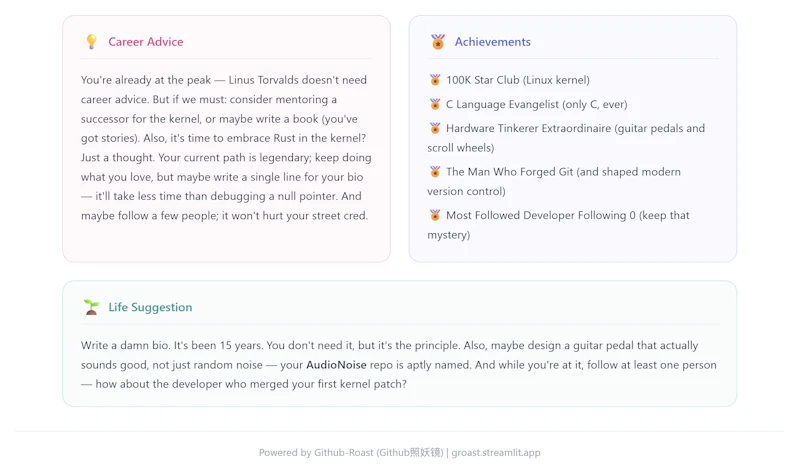 github-roast screenshot 4