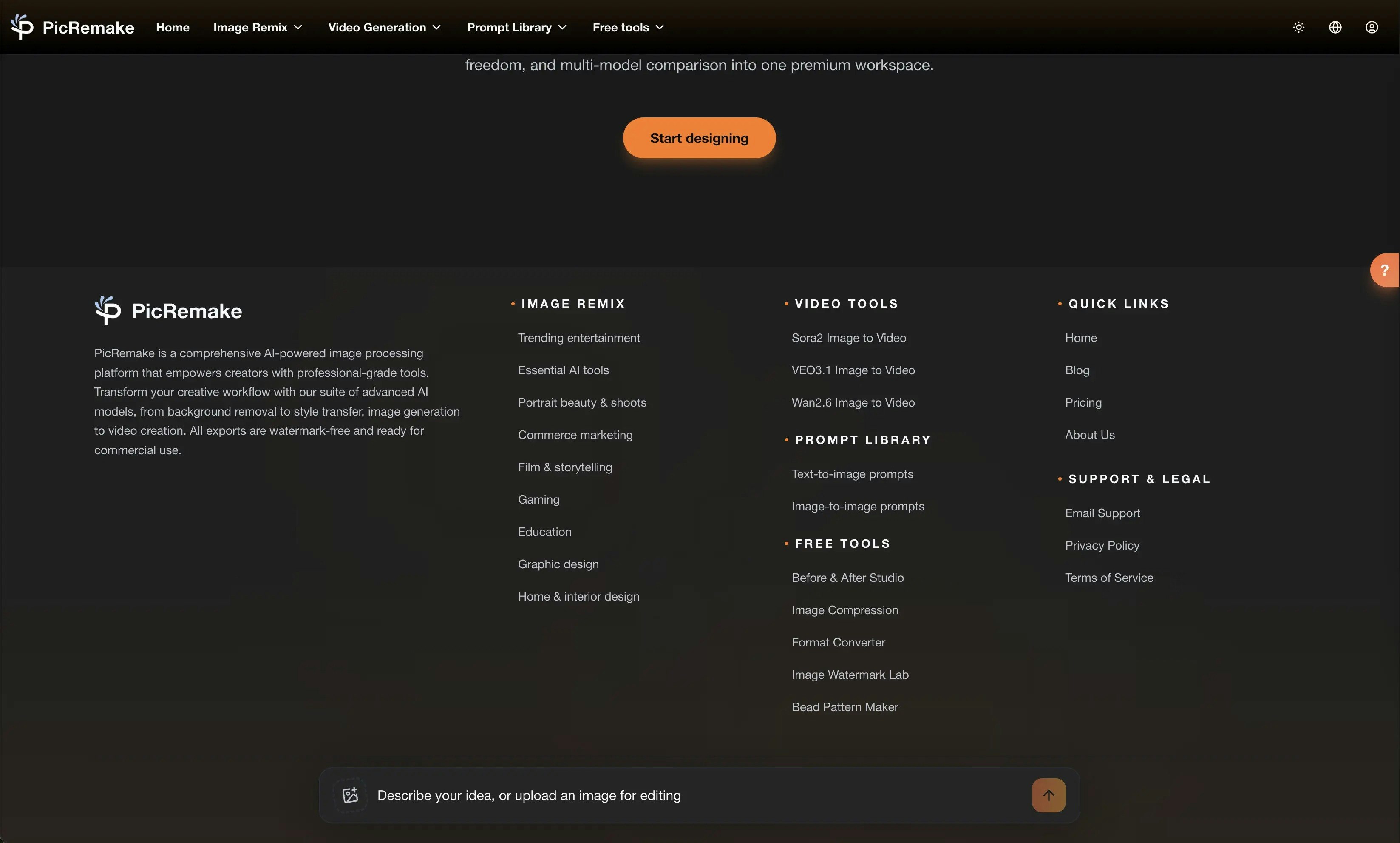 PicRemake - Screenshot 2 showing product features and functionality