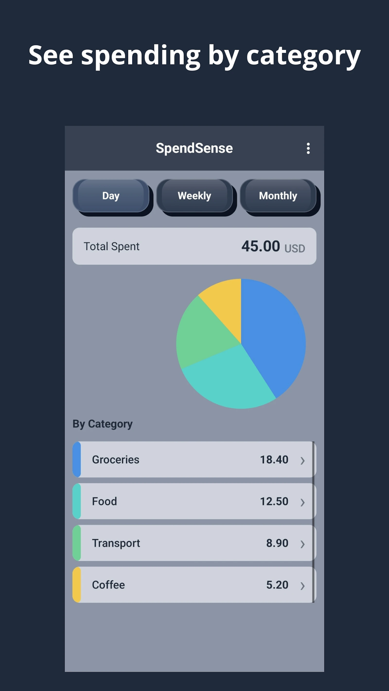 SpendSense Expense Tracker screenshot 3